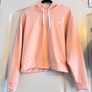 Puma cropped hooded sweatshirt